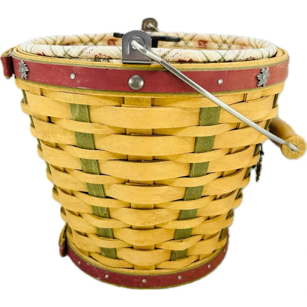 Longaberger Heritage Days Pail Basket 2003 Lid Liner Tie-On Protector Flyer‎